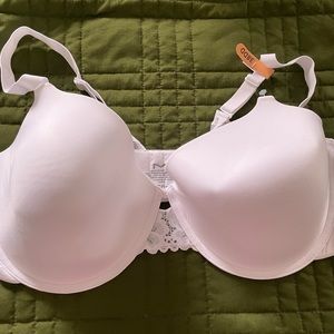 NWT Maidenform white lace bra 38 DD
